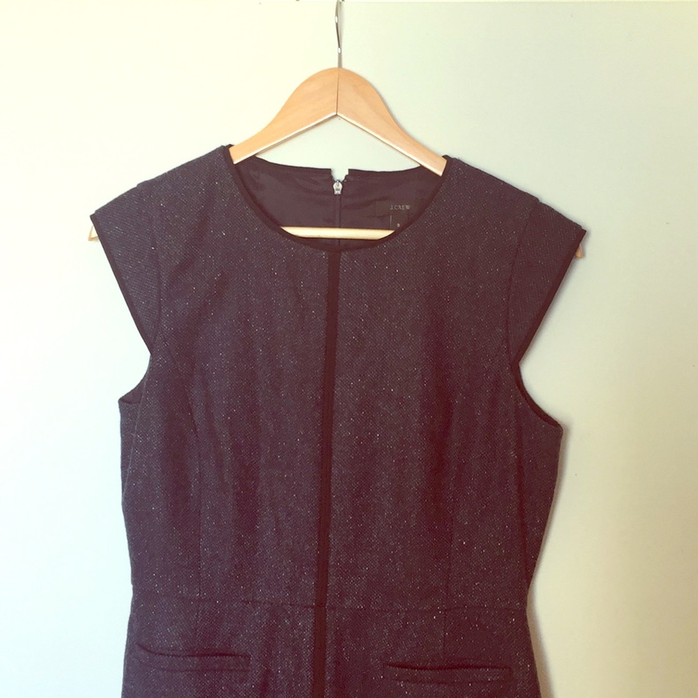 J. Crew pencil suiting dress!